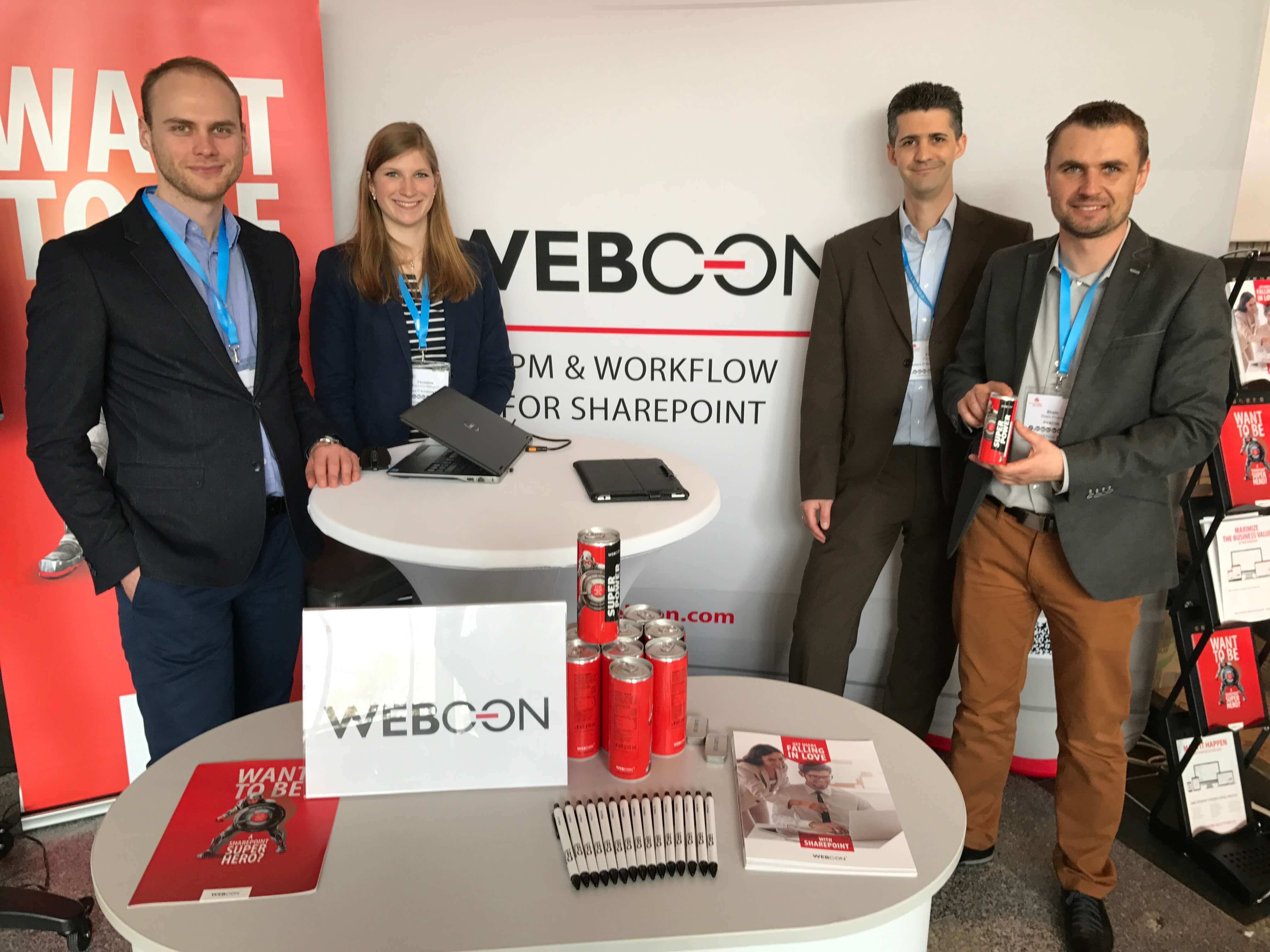 WEBCON booth at Intra.NET Reloaded Berlin 2017