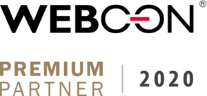 WEBCON Premium Partner 2020 logo